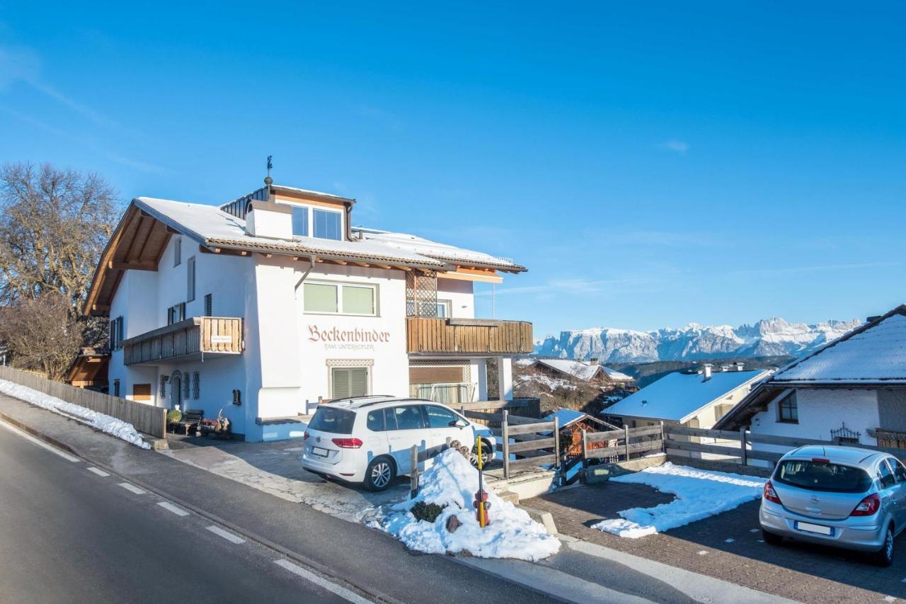 Beckenbinder Apartement Schlern San Genesio Atesino Exteriör bild