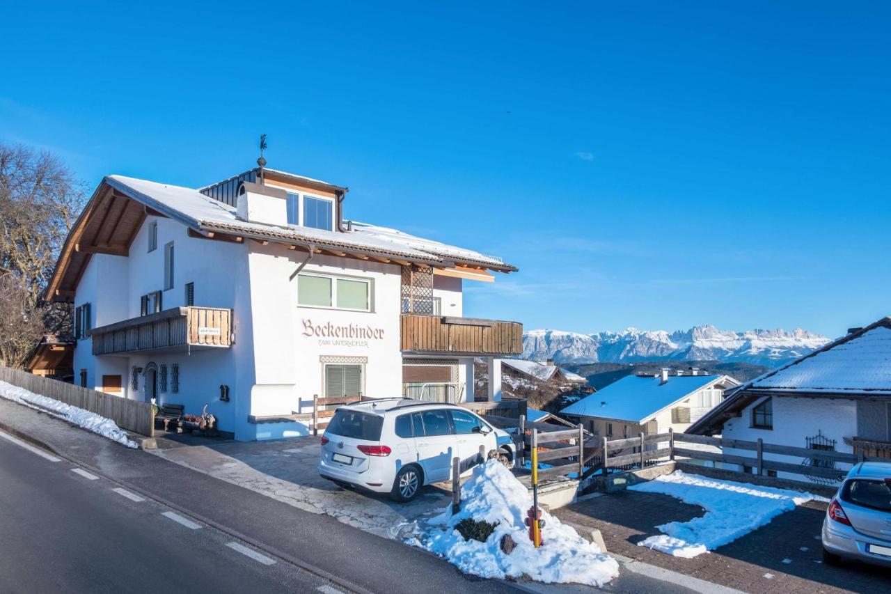 Beckenbinder Apartement Schlern San Genesio Atesino Exteriör bild